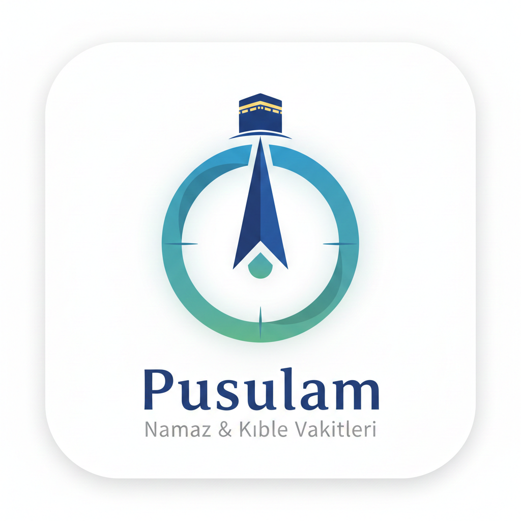 Pusulam mobil uygulaması ekran görüntüsü